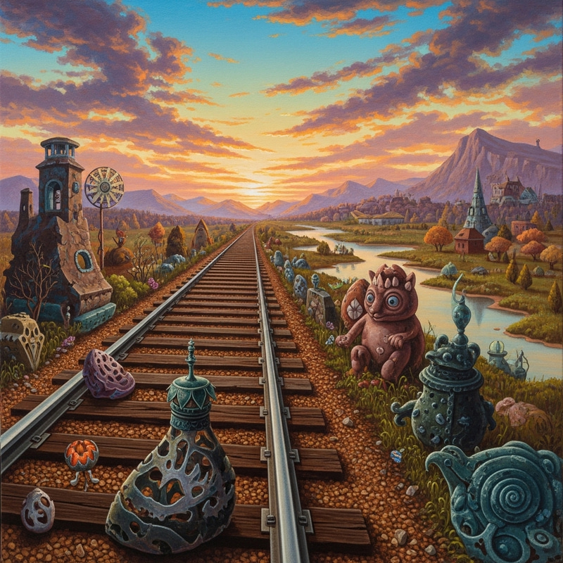 Unlock Creativity: See Beyond the Tracks, Paint with Vibrant Colors Unlock Creativity: See Beyond the Tracks, Paint with Vibrant Colors