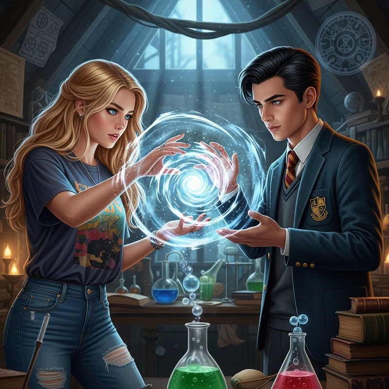 Hope Mikaelson and Tom Riddle: Magical Experiments and Mystery Unveiled