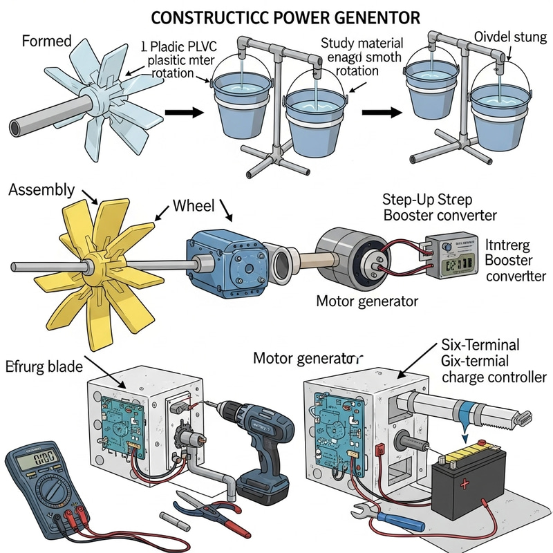 Hydroelectric Water Wheel Generator Construction Process Hydroelectric Water Wheel Generator Construction Process