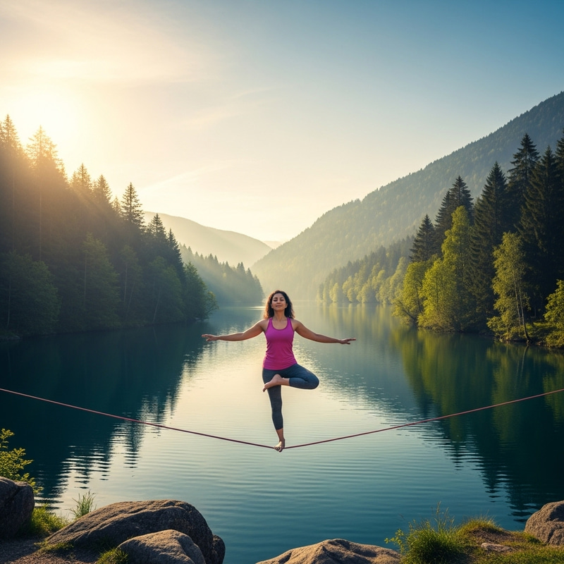 Achieving Inner Peace: A Serene Landscape Symbolizing Tranquility and Harmony Achieving Inner Peace: A Serene Landscape Symbolizing Tranquility and Harmony