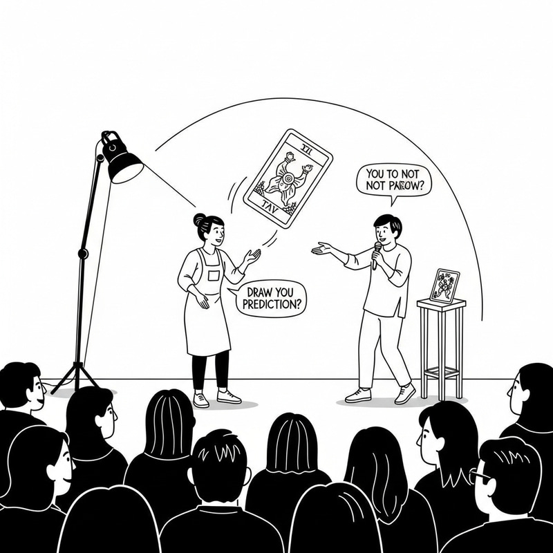 Minimalist Tarot Comedy Show - Interactive Improvised Humor