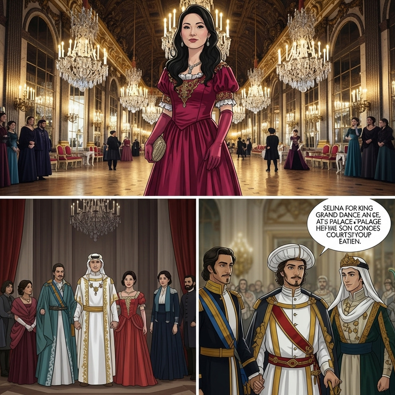 Selina's Stealthy Escape from the Royal Dance Selina's Stealthy Escape from the Royal Dance