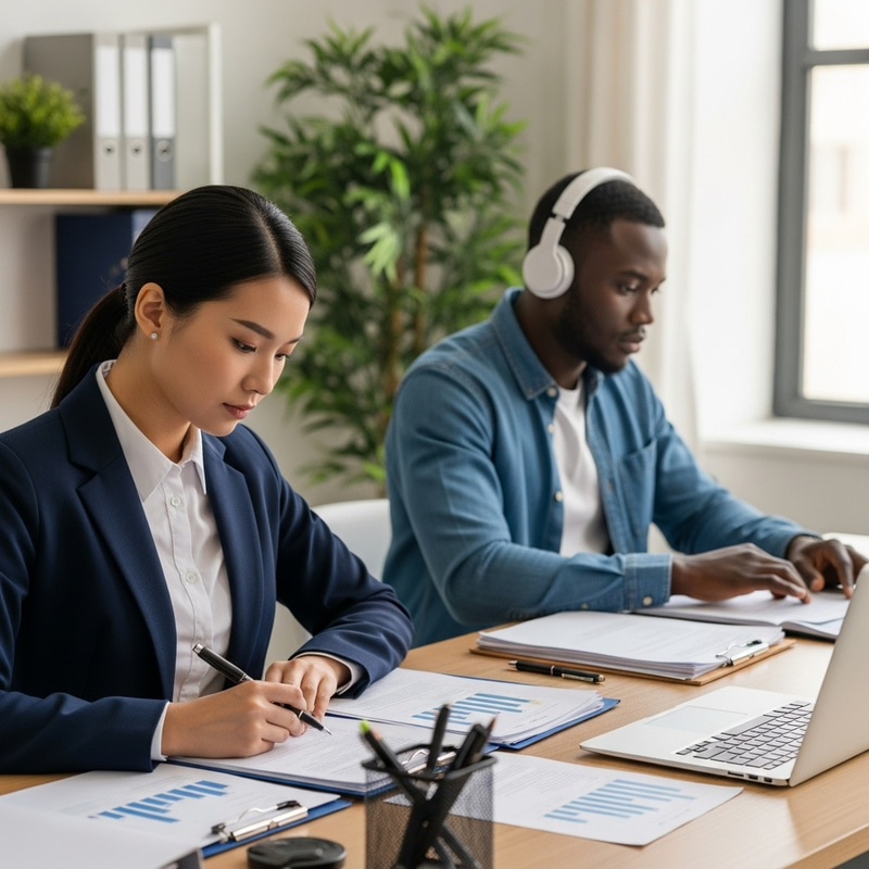 Intelligent Female Manager and Translator in Office Setting Intelligent Female Manager and Translator in Office Setting