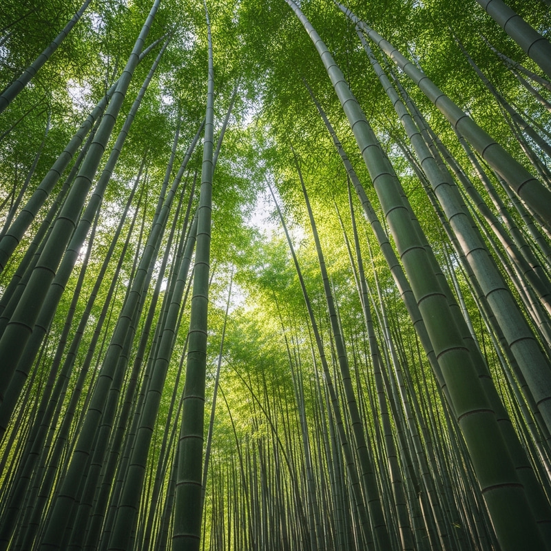 Giant Bamboo Forest: Dendrocalamus Asper Canopy Giant Bamboo Forest: Dendrocalamus Asper Canopy