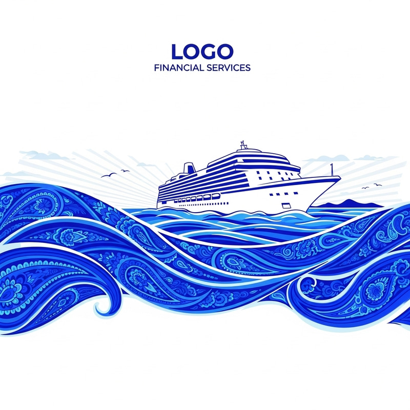 Memorable Cruise Ship Vector Design - Financial Services T-shirt