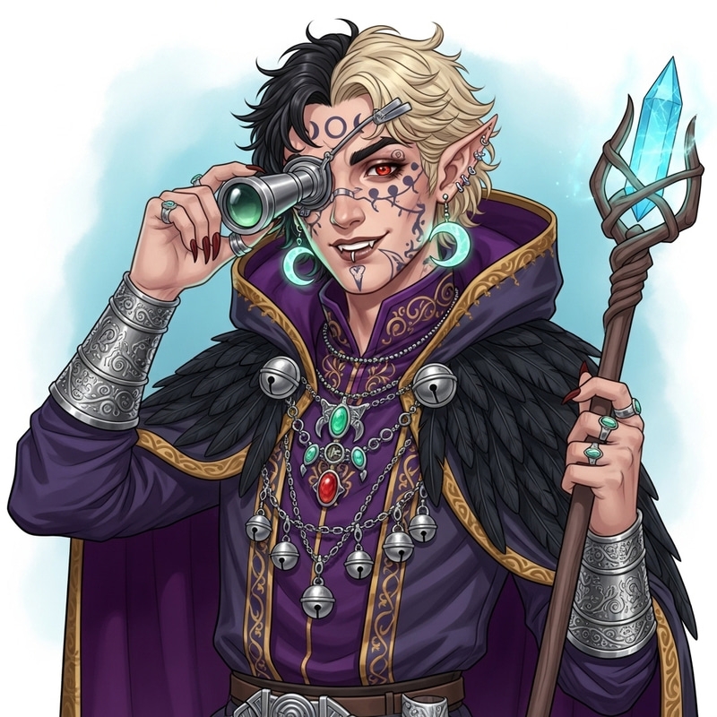 Enigmatic Druver: Mystical Appearance and Intriguing Aura Enigmatic Druver: Mystical Appearance and Intriguing Aura