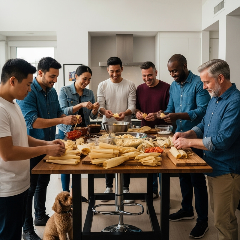 Hand-Making Tamales in San Francisco Apartment with Hungry Group