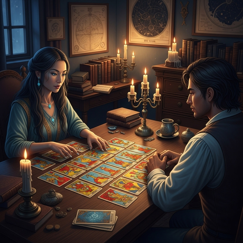 Mystical Tarot Readings with Ancient Cards