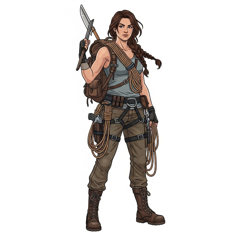 Lara Croft: Adventure Gear & Durable Clothing Lara Croft: Adventure Gear & Durable Clothing