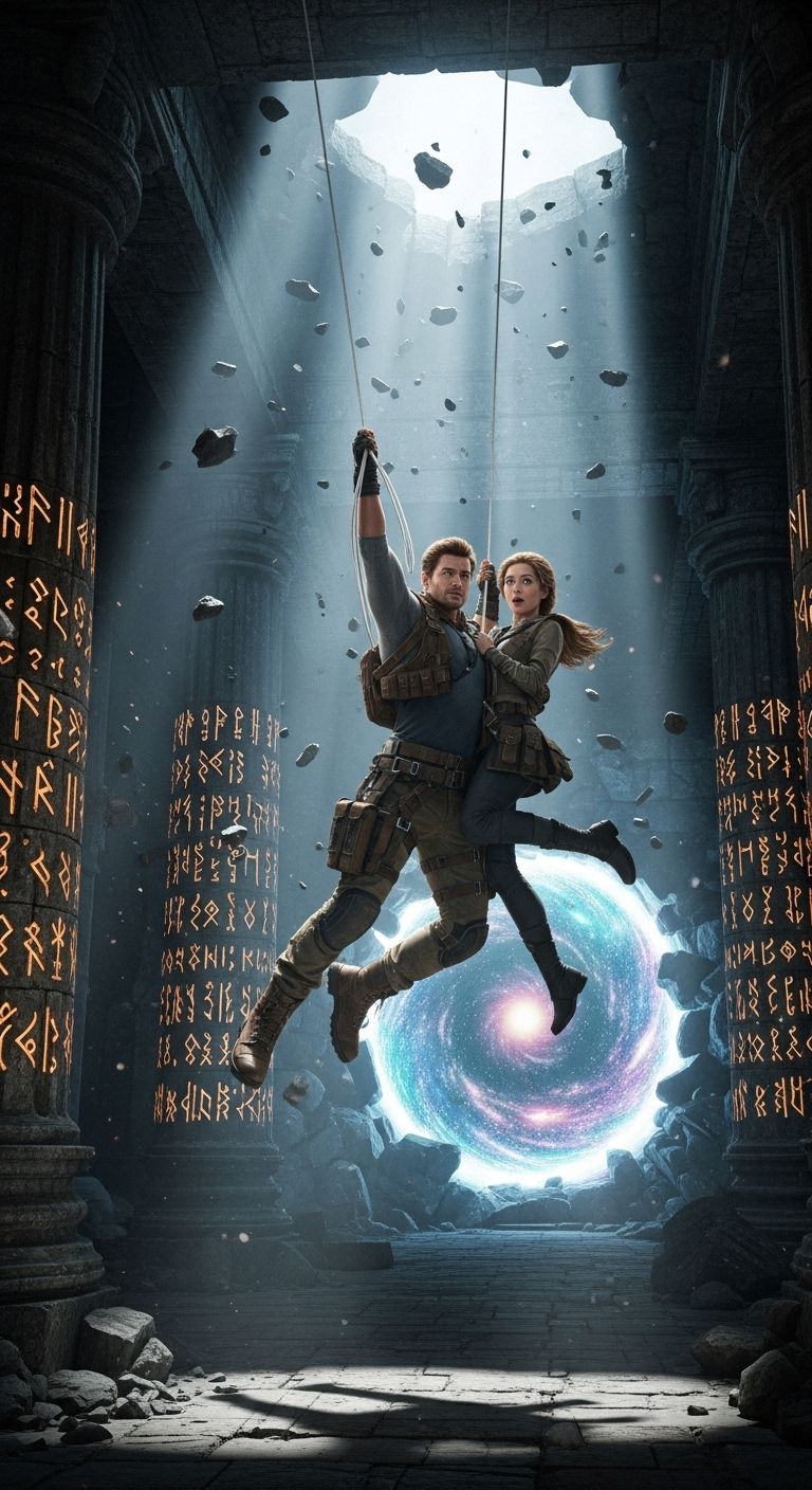 Unrealistic Movie Scene: Hero Rescues Girlfriend Dramatically Unrealistic Movie Scene: Hero Rescues Girlfriend Dramatically