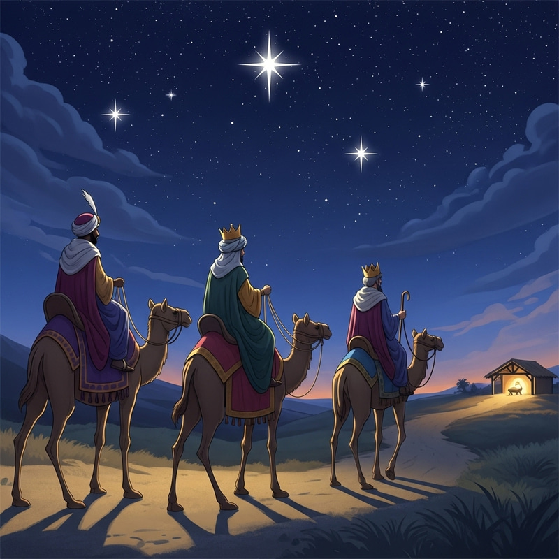 Epiphany in Christianity | Three Wise Men Scene Epiphany in Christianity | Three Wise Men Scene