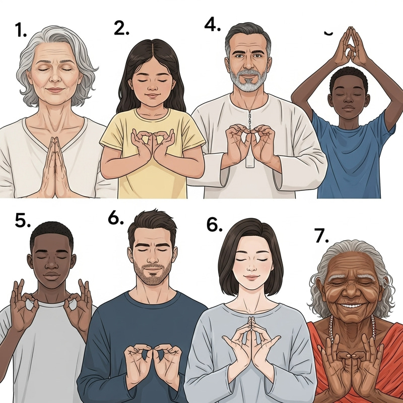 7 Mudras for Calming Energy Channeling 7 Mudras for Calming Energy Channeling
