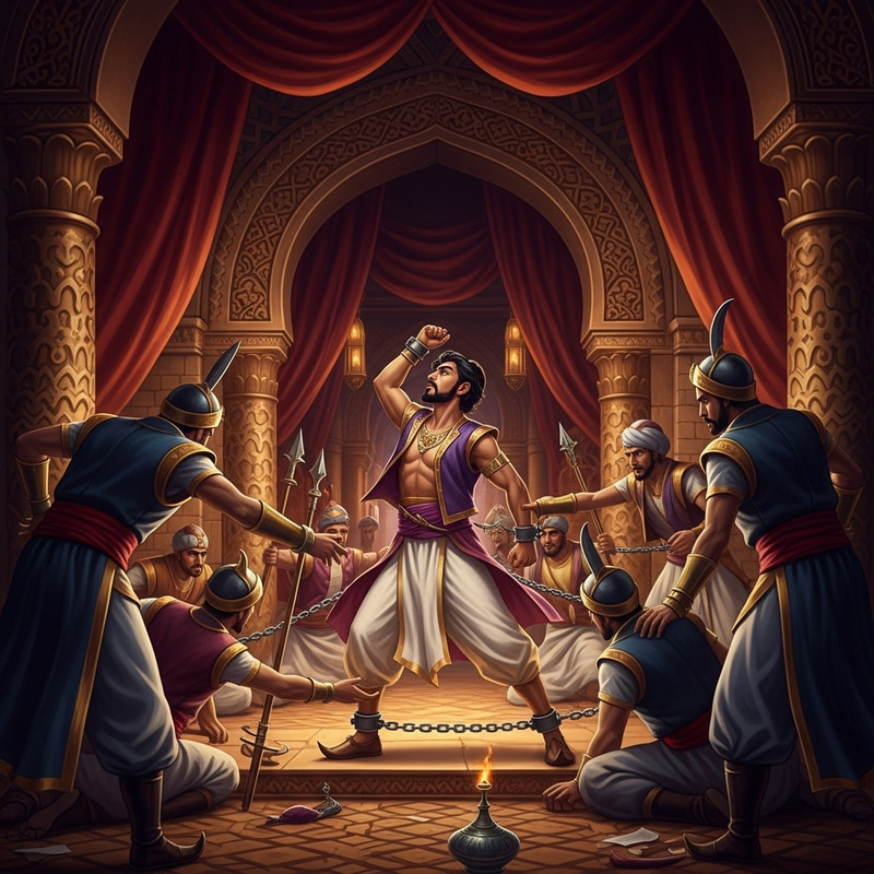 Dramatic Art of Prince Aladdin in Dark Fantasy Dramatic Art of Prince Aladdin in Dark Fantasy