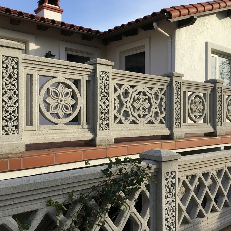 Cement Railing for Stunning Home Decor Cement Railing for Stunning Home Decor