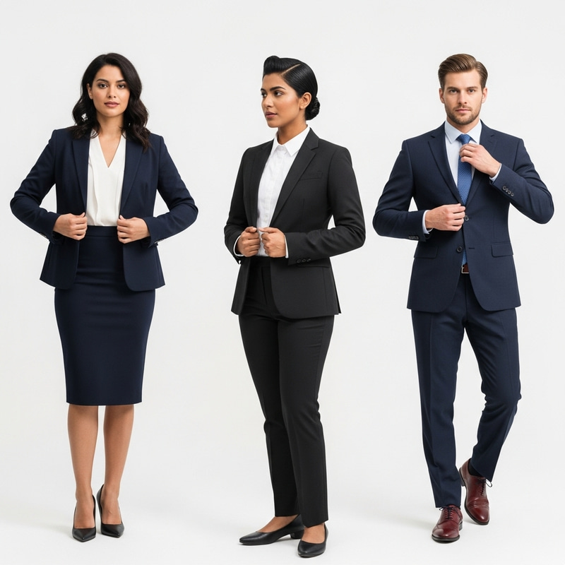 Modern Interview Attire Featuring Diverse Styles Modern Interview Attire Featuring Diverse Styles