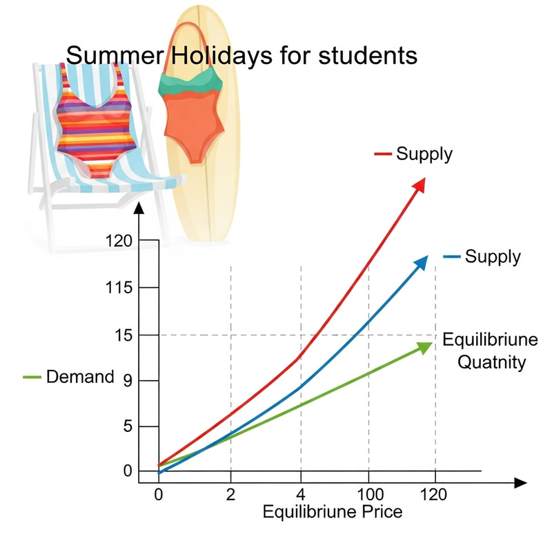 Summer Break Starts for Students | Swimwear Trends and Market Equilibrium Summer Break Starts for Students | Swimwear Trends and Market Equilibrium