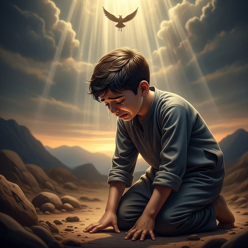 Miraculous Light: A Boy in Tears Miraculous Light: A Boy in Tears