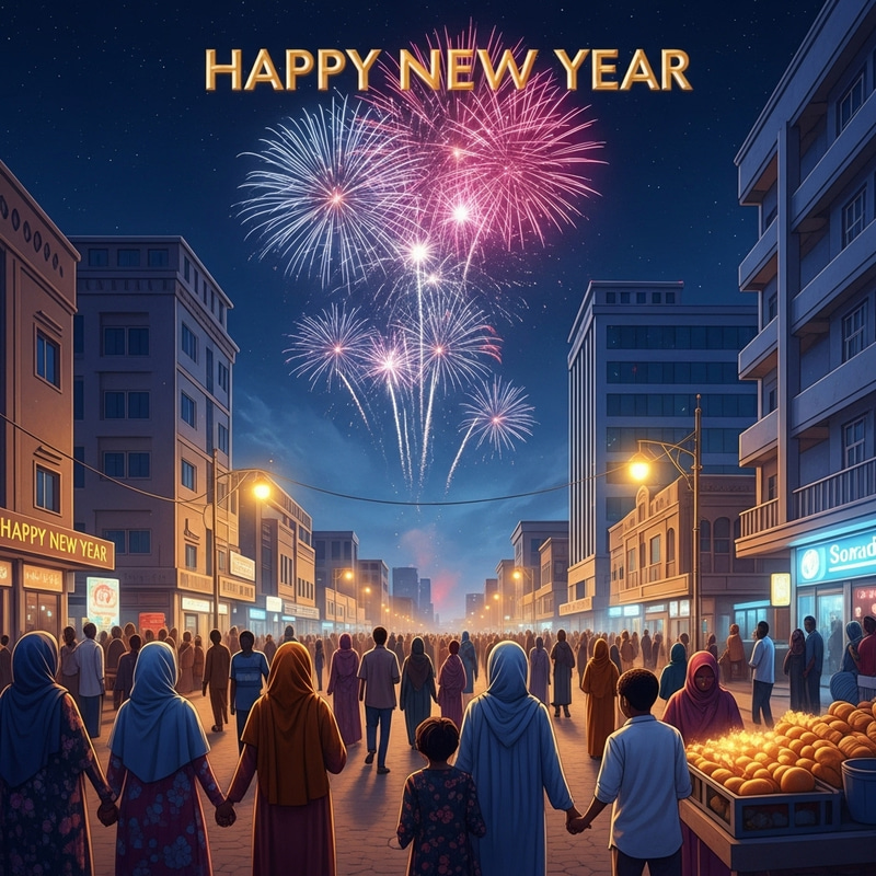 Happy New Year with City in Somalia | Festive Celebrations
