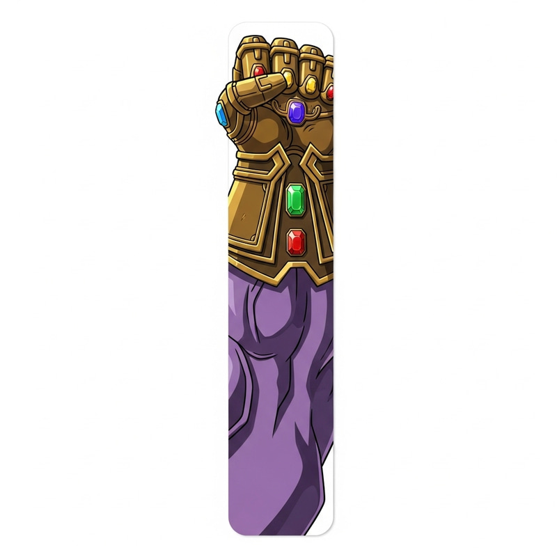 Animated Thanos Arm Infinity Gauntlet Bookmark Design