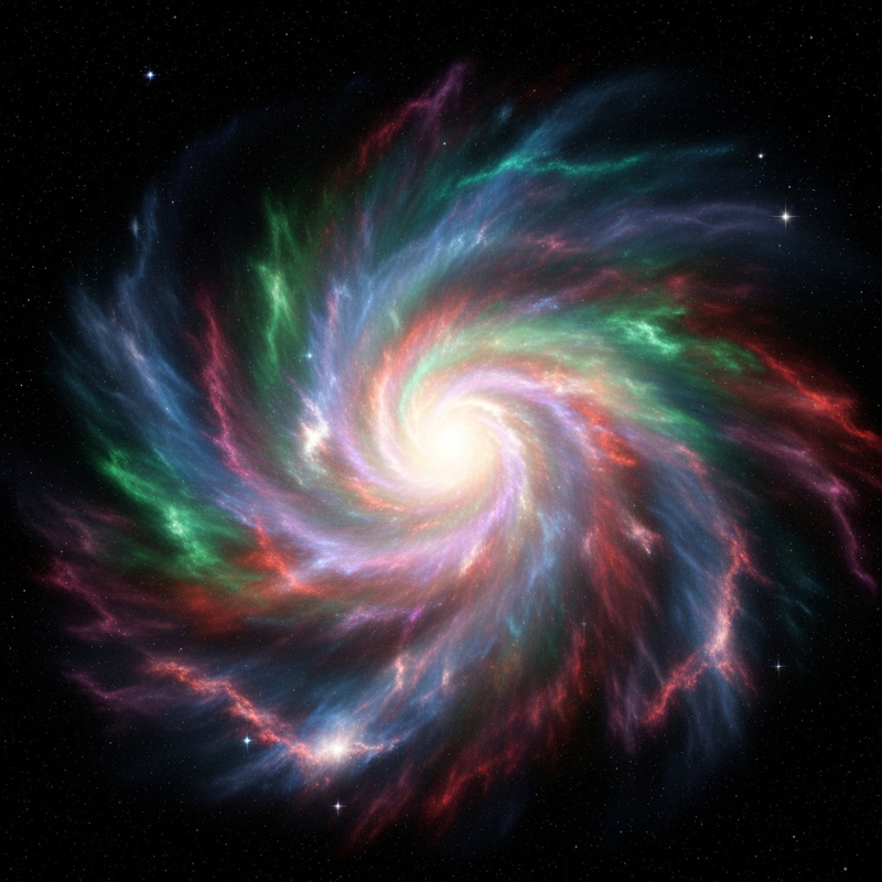 Galactic Explosion Abstract - Stunning Cosmic Colors Galactic Explosion Abstract - Stunning Cosmic Colors