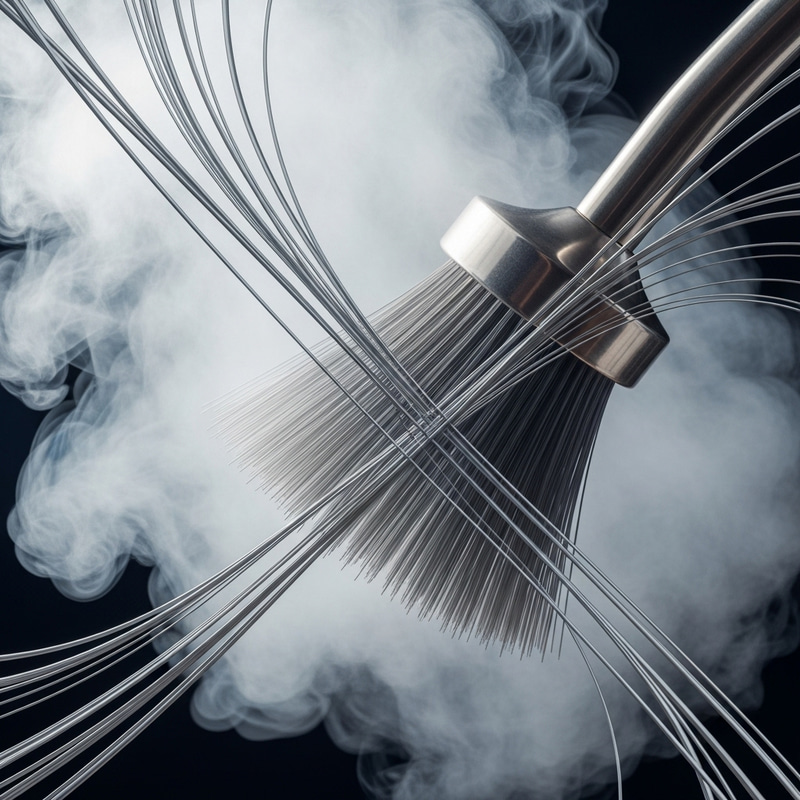 Steam Brush Abstract Representation