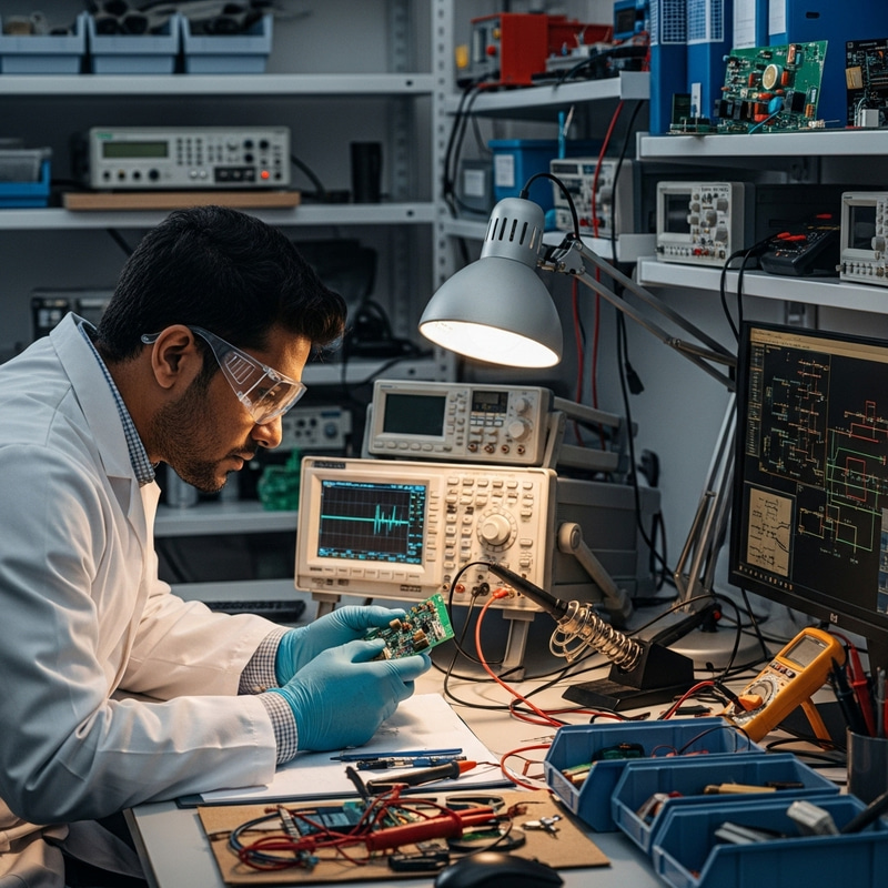 Innovative South Asian Engineer in Tech Lab Innovative South Asian Engineer in Tech Lab