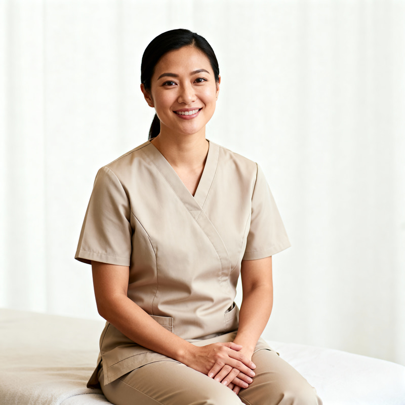 Professional Massage Therapist Headshot Professional Massage Therapist Headshot