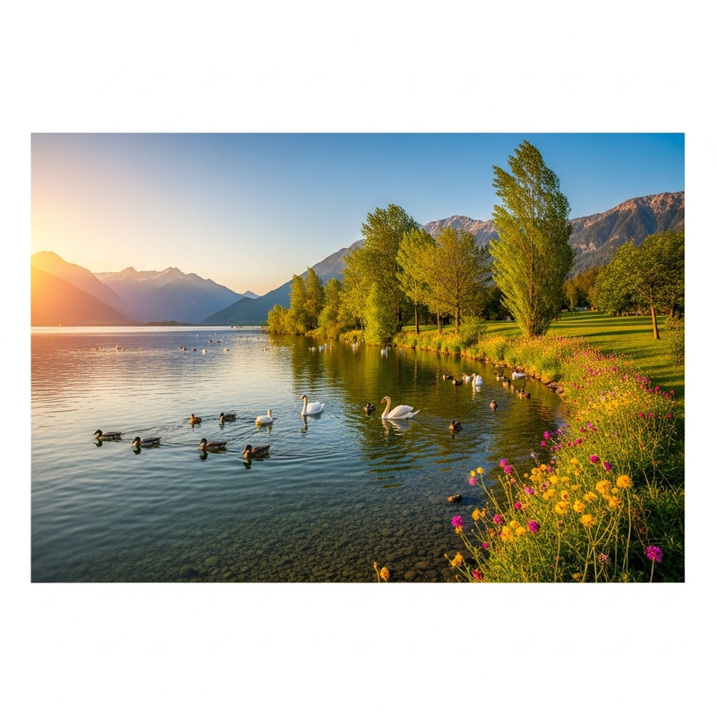 Un Lago: A Serene Escape in Nature's Embrace