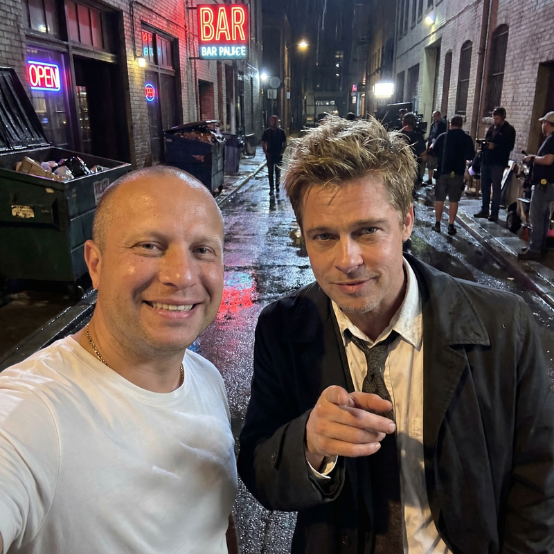 Candid Selfie with Detective David Mills from Se7en