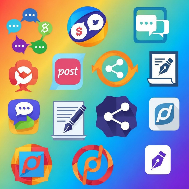 Unique Social Media Logos for Creative Impact Unique Social Media Logos for Creative Impact