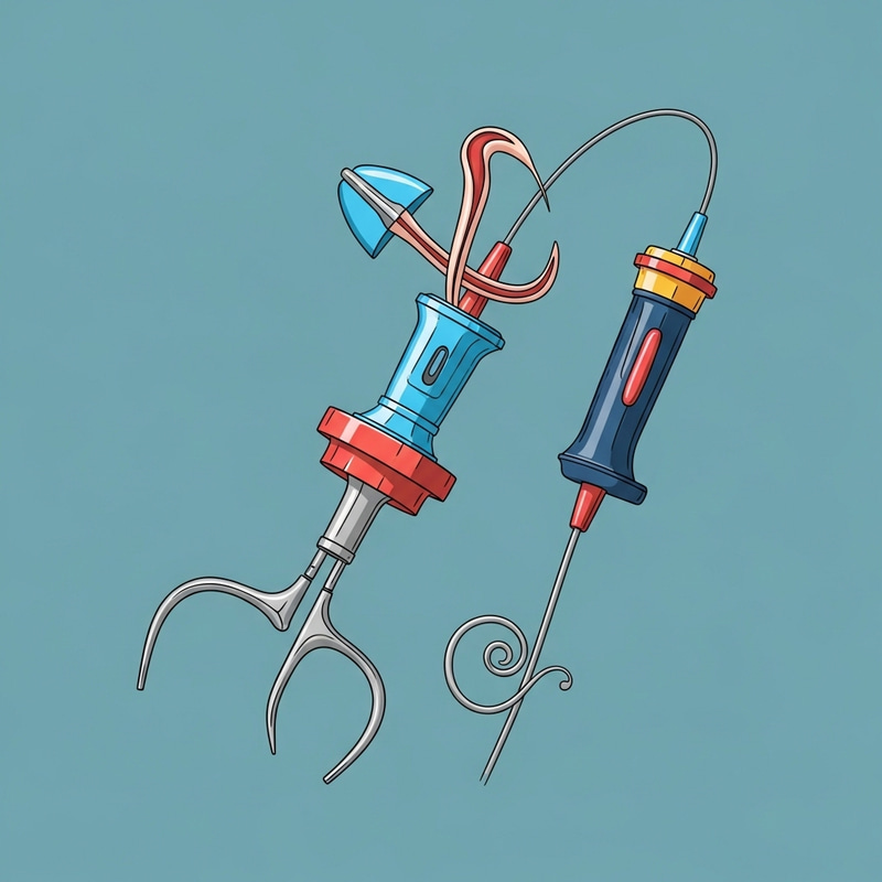 Abstract Vascular Closure Device Artwork - Unique Interpretation Abstract Vascular Closure Device Artwork - Unique Interpretation