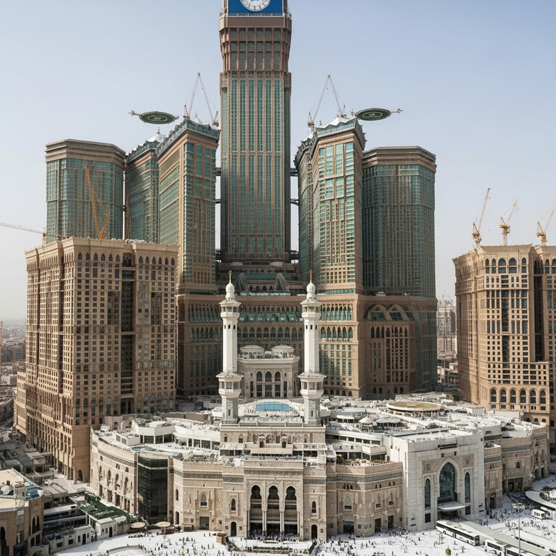 World's Largest Hotel in Mecca, Saudi Arabia - Abraj Kudai World's Largest Hotel in Mecca, Saudi Arabia - Abraj Kudai