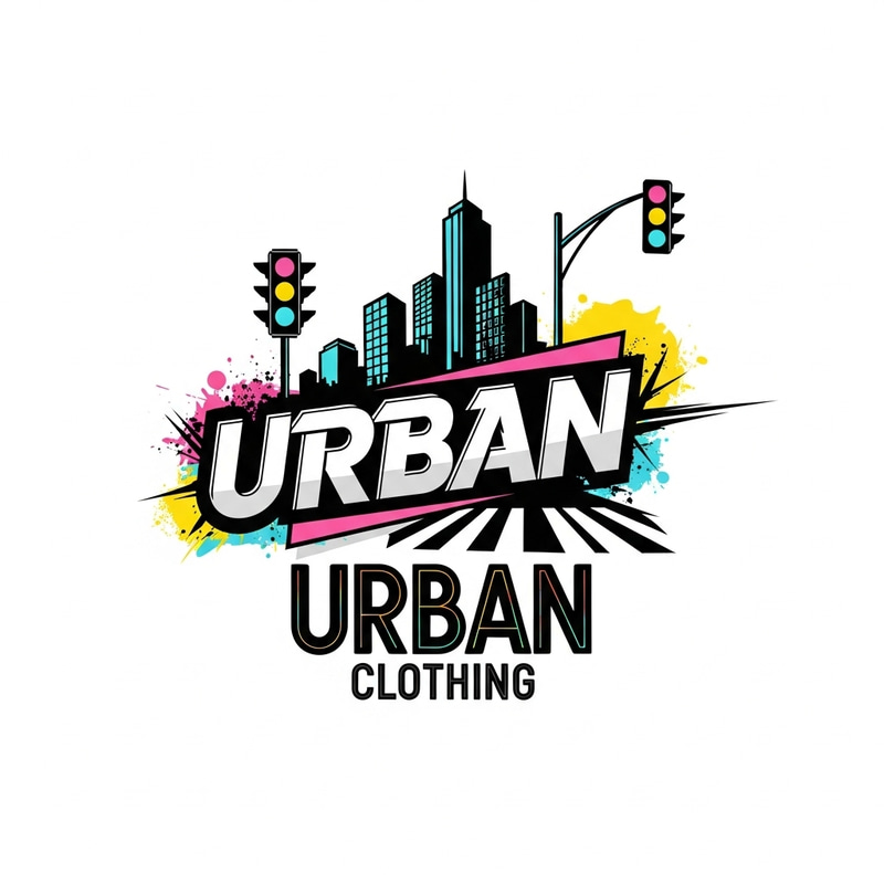 Urban Streetwear Logo Design | Vibrant City Aesthetics