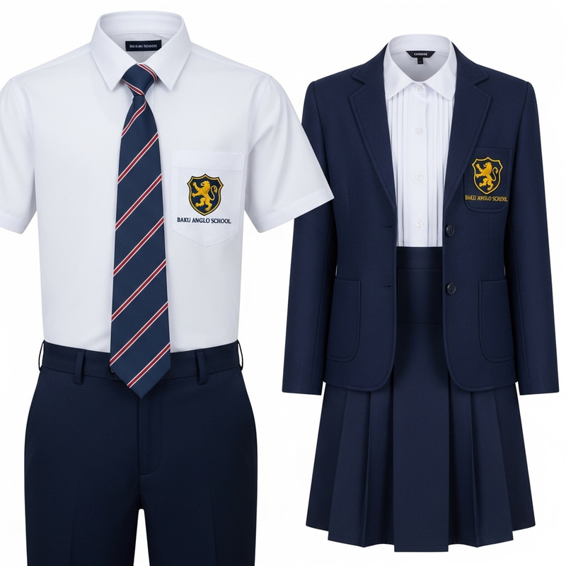 Baku Anglo School Uniforms: Boys & Girls Outfits Baku Anglo School Uniforms: Boys & Girls Outfits