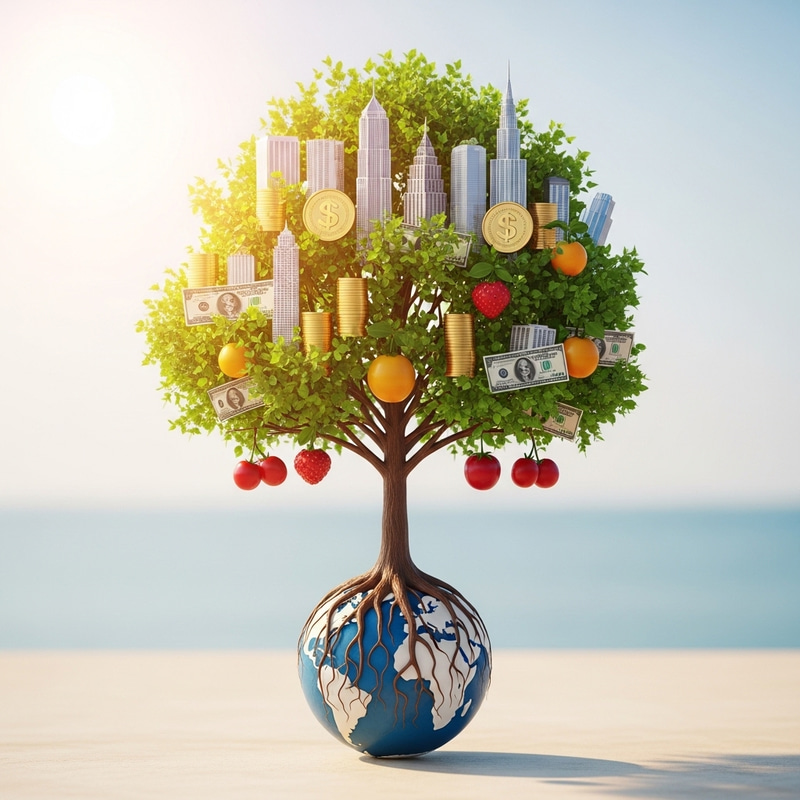 Abstract Business Growth: Visualize Success Abstract Business Growth: Visualize Success