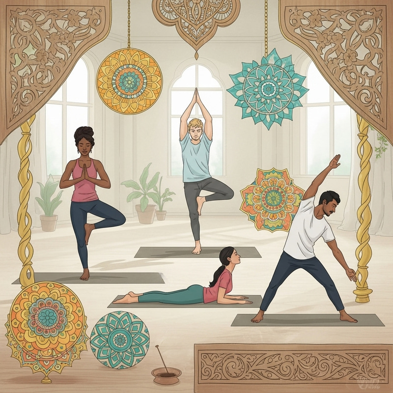 Experience Height-Boosting Yoga Poses in Stunning Indian Setting Experience Height-Boosting Yoga Poses in Stunning Indian Setting