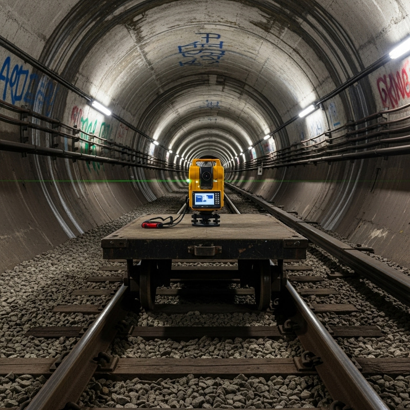 3D Laser Scanning on Subway Rail Tracks 3D Laser Scanning on Subway Rail Tracks
