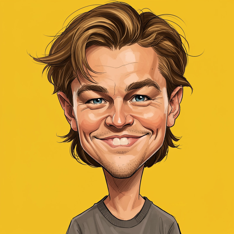 Leonardo DiCaprio Caricature Collection