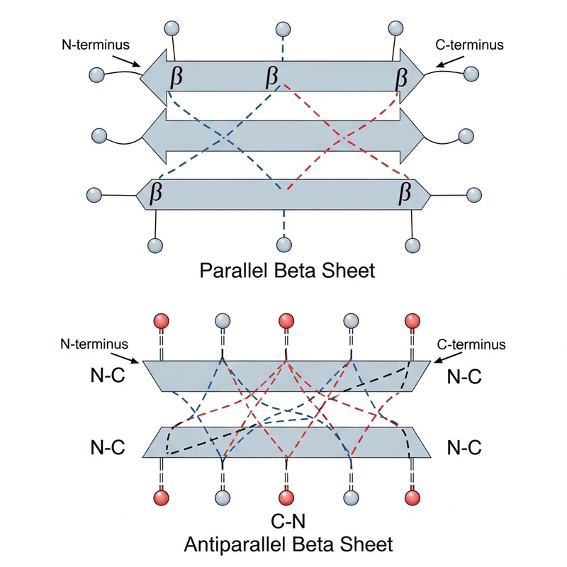 Parallel vs. Antiparallel Beta Sheets: A Comparative Analysis Parallel vs. Antiparallel Beta Sheets: A Comparative Analysis