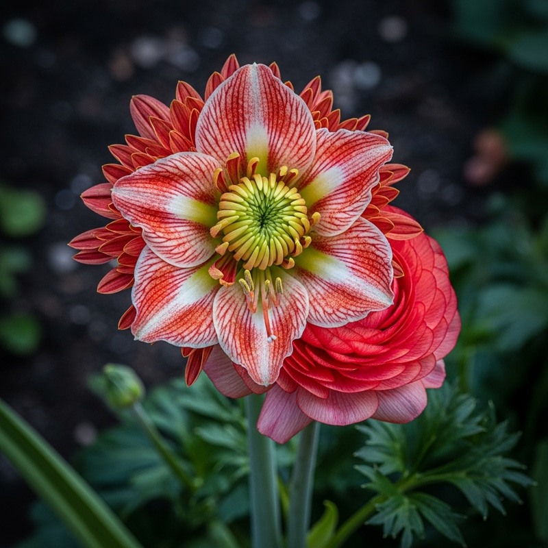 Colorful Chrysanthemum, Amaryllis & Ranunculus Floral Photography with HDR Effects