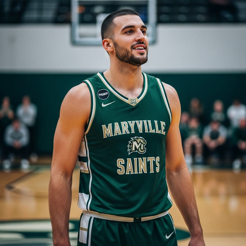 Kobe Bryant with Maryville University Shirt Kobe Bryant with Maryville University Shirt