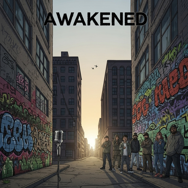 Awakened: Hip Hop Album Cover Design Awakened: Hip Hop Album Cover Design