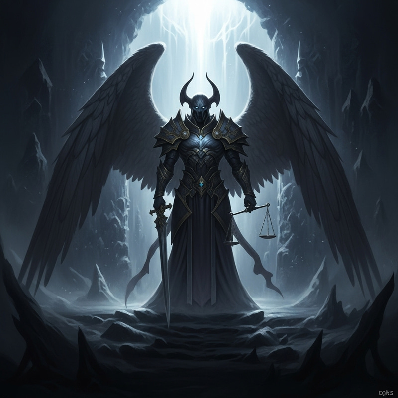 Angel of the Abyss: Mystery, Power & Balance | Abaddon Art Angel of the Abyss: Mystery, Power & Balance | Abaddon Art