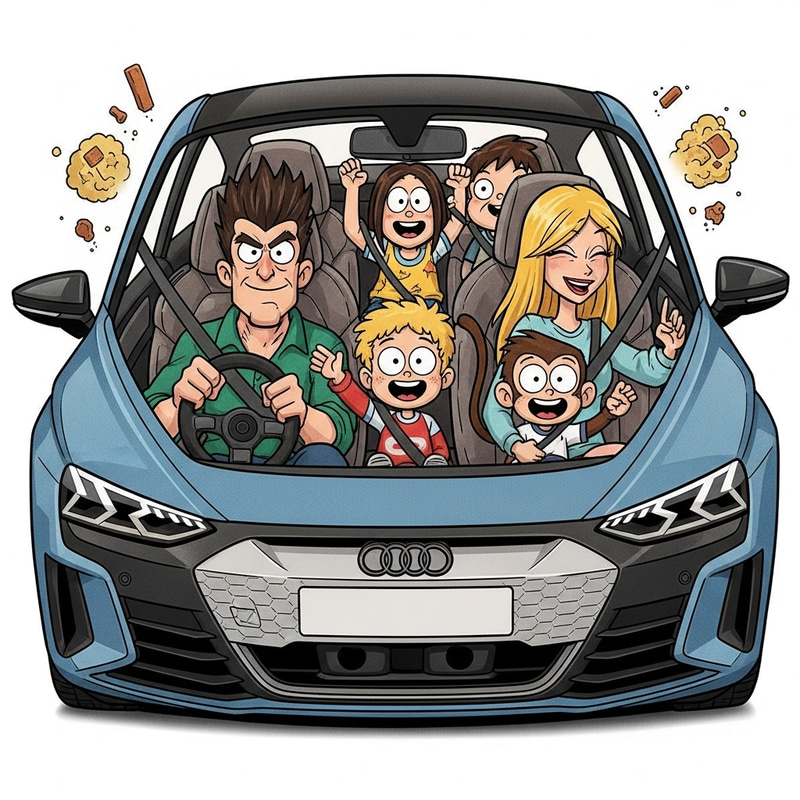 Audi e-tron GT Dragon Ball Z | Goku Family Anime Adventure