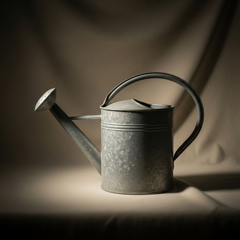 Vintage Garden Watering Can Still Life
