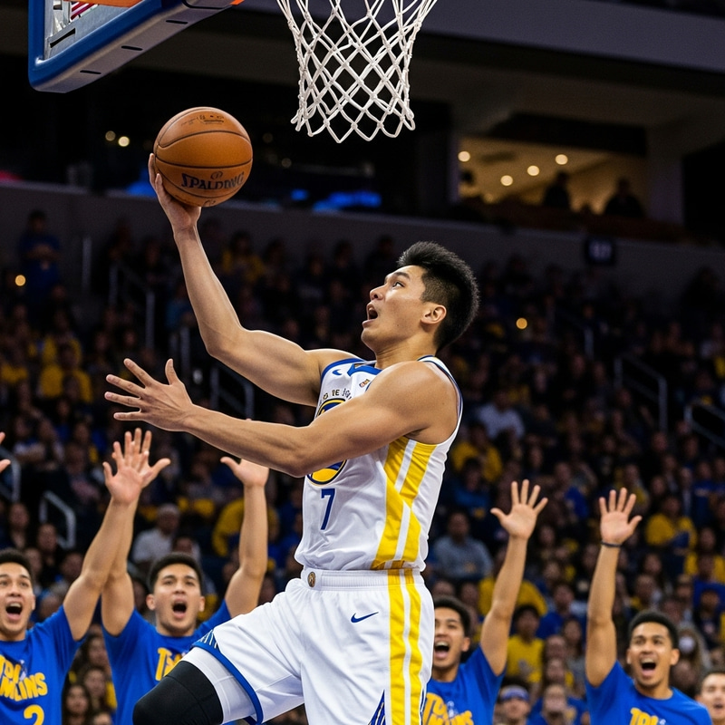 Alvin Patrimonio - Filipino Basketball Player Shooting Baskets Alvin Patrimonio - Filipino Basketball Player Shooting Baskets
