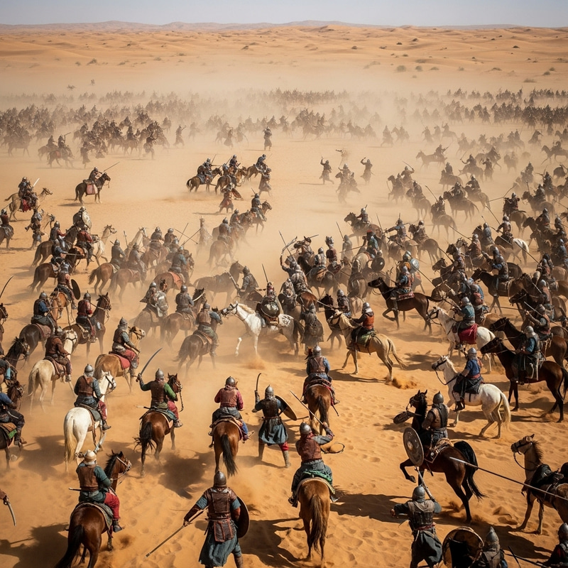 Epic Battle in the Desert: Pre-Islamic Era Chaos