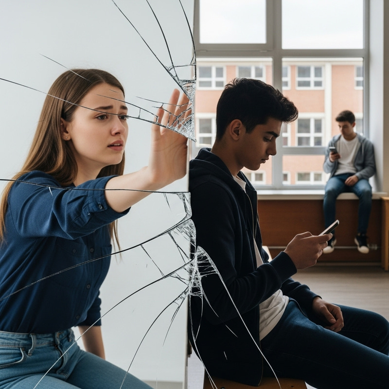 Emotionally Charged Relationship: Girl Reaches Out to Middle-Eastern Boy