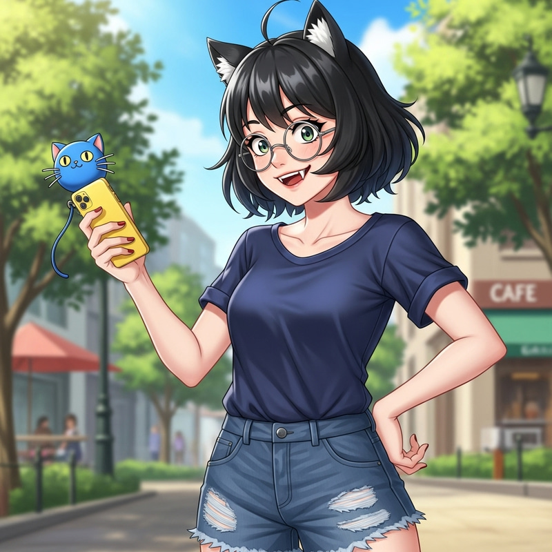 Yanagi Uzaki - Playful and Energetic Female Character Yanagi Uzaki - Playful and Energetic Female Character