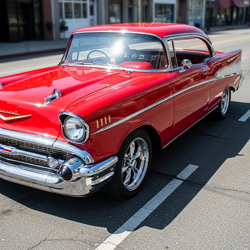 Classic Red Car - Vintage Automobile Images | Website Name Classic Red Car - Vintage Automobile Images | Website Name